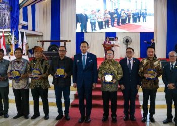 Wali Kota Pematangsiantar Wesly Silalahi, SH, MKn Bersama Menteri Koordinator Infrastruktur dan Pembangunan Kewilayahan (Menko Infra) Agus Harimurti Yudhoyono (AHY) Hadiri Pembukaan Sinode Besar 2026 Gereja Pentakosta Indonesia (GPI).