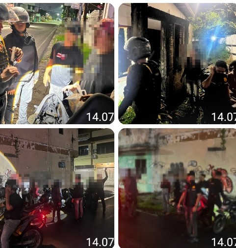 Jaga Kekondusifan,Timsus Dayok Mirah Polres Pematangsiantar Patroli Rutin Malam Hari.