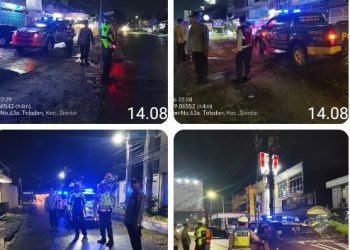 Menekan Angka Kriminalitas 3C, Polres Pematangsiantar Laksanakan Patroli BLP.