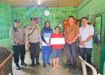 Jumat Berkah, Polsek Siantar Selatan Berikan Bansos Kepada Warga Membutuhkan.