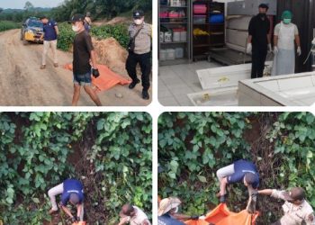 Keluarga Korban Ucapkan Terima Kasih Atas Kerjasama Tim Inafis Sat Reskrim Polres Simalungun & Polsek Gunung Malela Evakuasi Korban.