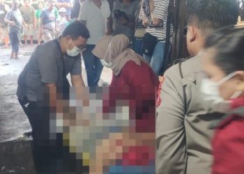 Melalui Laporan CC 110, Polsek Siantar Barat Cek TKP Temuan Mayat di Pasar Horas.