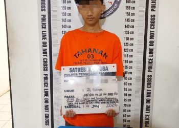 Polres Pematangsiantar Amankan Pemilik Sabu 5,47 Gram di Jalan Ade Irma Suryani.