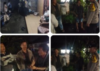 Polseķ Sianțar Marihat Mediasi Pelemparan Rumah di Gang Buntu.