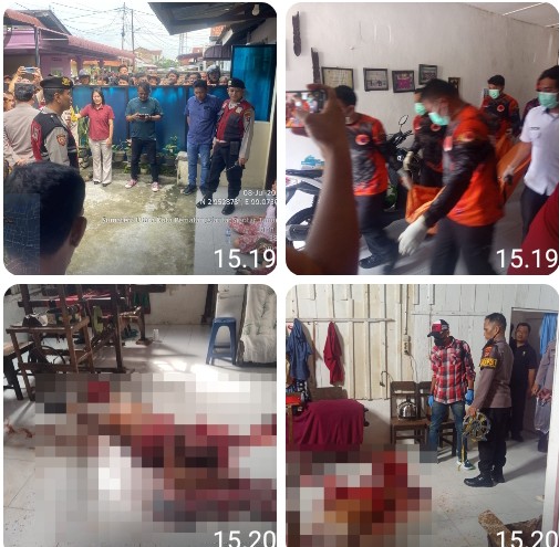 Polsek Siantar Timur Cek TKP Temuan Mayat di Jalan Cendawan.