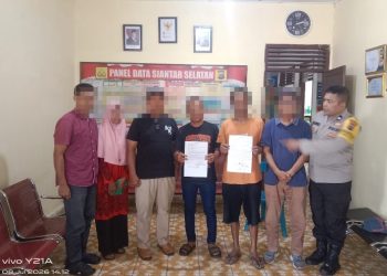 Polsek Siantar Selatan Selesaikan Dugaan Pencurian Dengan Problem Solving.