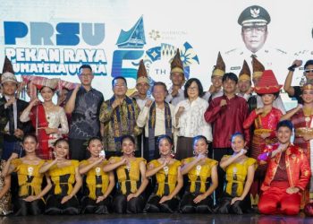 Wali Kota Pematangsiantar Wesly Silalahi, SH, MKn Hadiri Acara Pagelaran Seni & Budaya Kota Pematangsiantar di Pekan Raya Sumatera Utara (PRSU) Ke - 50 Tahun 2026.