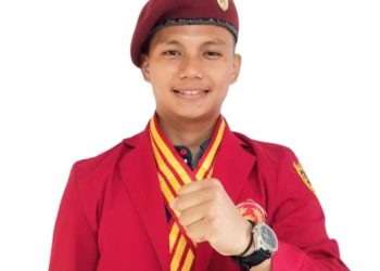 Ketua Presidium PMKRI Cabang Pematangsiantar Santo Fransiskus dari Assisi, Fransisco Mezgion Hutauruk.