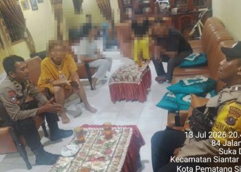 Tindak Lanjut Laporan CC 110, Polsek Siantar Utara Cek TKP Keributan Di Wilkumnya.