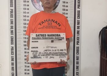 Polres Pematangsiantar Berhasil Amamankan Pemilik Sabu 3,12 Gram di Jalan Rakutta Sembiring.