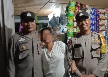 Tinjut Laporan CC 110, Polseķ Sianțar Marihat Cek TKP Keributan di Jalan Bahkora II.