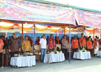 Wali Kota Pematangsiantar Wesly Silalahi, SH, MKn Diwakili Asisten Administrasi Umum Setdako Dedy Tunasto Setiawan, SH, MH di Pelantikan DPC Pemuda Perintis 59 Kota Pematangsiantar & Kabupaten Simalungun Periode 2026 - 2030.