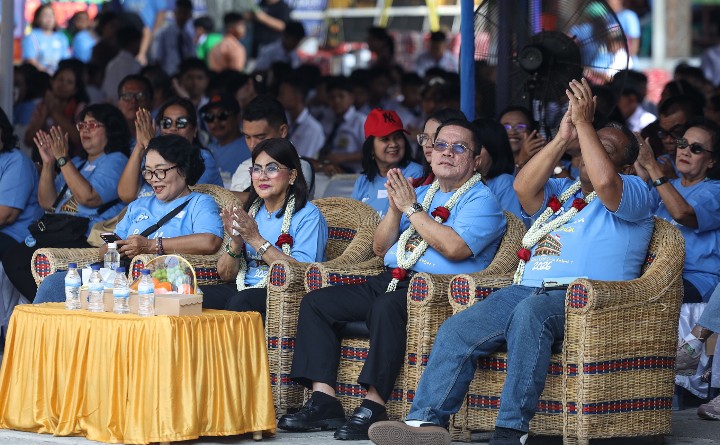 Wali Kota Pematangsiantar Wesly Silalahi, SH, MKn Hadiri Acara Reuni Akbar Alumni Lintas Angkatan SMP Cinta Rakyat 1 Kota Pematangsiantar.
