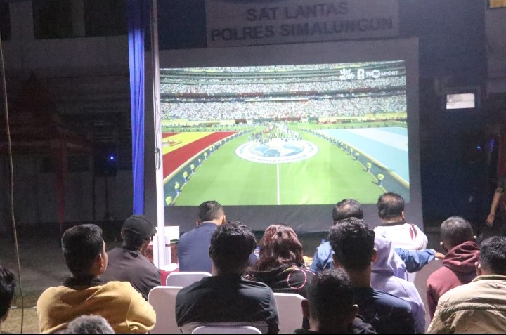Meriah & Penuh Kebersamaan! Kapolres Simalungun Gelar Nobar Final Piala Dunia FIFA 2026, Spanyol Juara Usai Kalahkan Argentina.