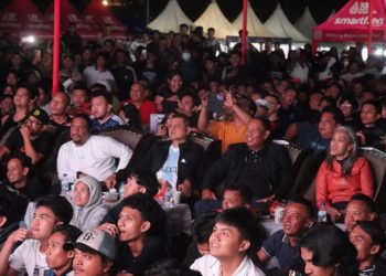 Jaga Soliditas & Sinergitas, Kapolres dan Forkopimda Simalungun Serta Pematang Siantar Gelar Nobar Final Piala Dunia Bersama Masyarakat.