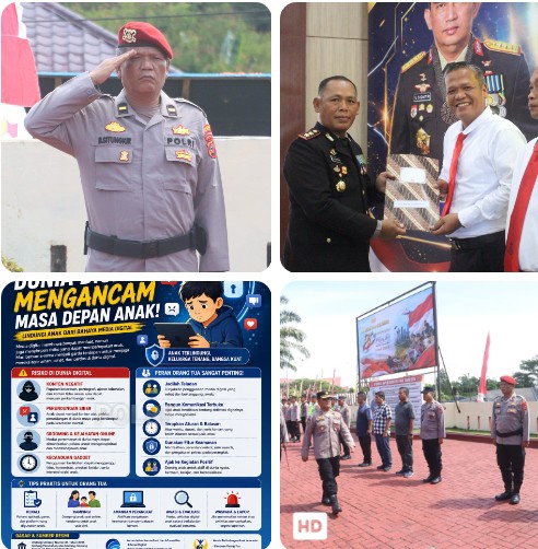 Polres Simalungun Ingatkan Pentingnya Peran Orang Tua Dampingi Anak di Dunia Digital.