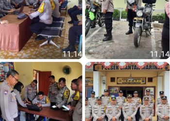 Guna Meningkatkan Kinerja, Satbinmas Polres Pematangsiantar Supervisi Ke Polsek Siantar Selatan & Siantar Marihat.