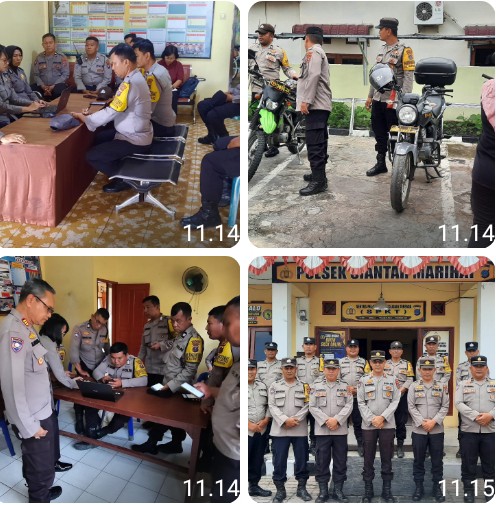 Guna Meningkatkan Kinerja, Satbinmas Polres Pematangsiantar Supervisi Ke Polsek Siantar Selatan & Siantar Marihat.