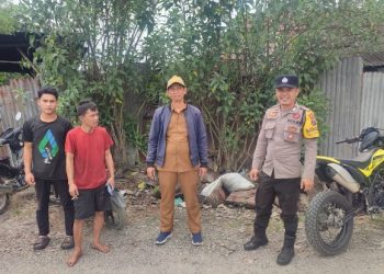 Respon Keluhan Warga, Bhabinkamtibmas Polsek Siantar Martoba sambang Kamtibmas.