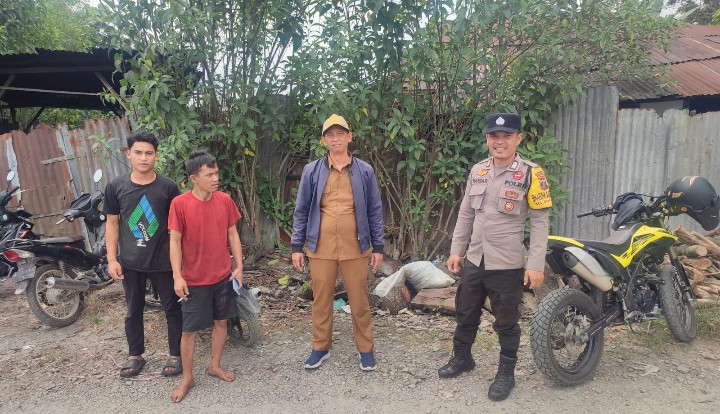 Respon Keluhan Warga, Bhabinkamtibmas Polsek Siantar Martoba sambang Kamtibmas.