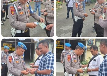 Sie Propam Polres Simalungun Gelar GAKTIBPLIN, Cek Kelengkapan Administrasi & Inventaris Senpi di Polsek Pamatang Silima Huta.