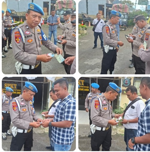 Sie Propam Polres Simalungun Gelar GAKTIBPLIN, Cek Kelengkapan Administrasi & Inventaris Senpi di Polsek Pamatang Silima Huta.