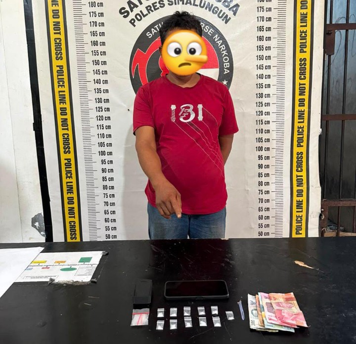 Komitmen Brantas Narkoba, Polres Simalungun Berhasil Amankan Pria Asal Serdang Bedagai, Bawa 11 Paket Sabu Dari Luar Daerah.