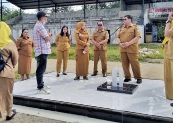 Tinjau Lokasi Peringatan HUT Ke - 81 Kemerdekaan RI, Sekda Simalungun Pastikan Semua Aspek Pendukung Optimal.