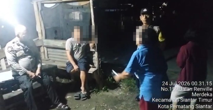Polsek Siantar Timur Cek Laporan Aduan Warga.