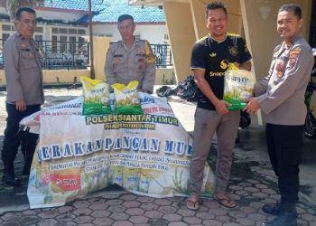 Polsek Sianțar Timur Gelar GPM Kepada Warga.