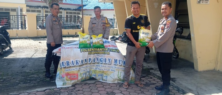 Polsek Sianțar Timur Gelar GPM Kepada Warga.