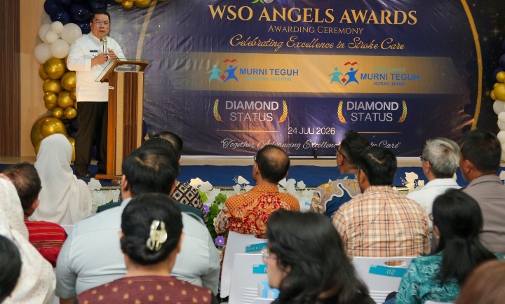 Wali Kota Pematangsiantar Wesly Silalahi, SH, MKn Hadiri Acara WSO Angels Awards Awarding Ceremony bagi RS Murni Teguh Horas Insani Pematangsiantar & Murni Teguh Memorial Hospital.