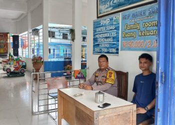 Ciptakan Rasa Aman Bhabinkamtibmas Polsek Siantar Martoba Sambang Kamtibmas.