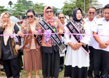 Perkuat Komitmen Wajib Belajar 13 Tahun : Bunda PAUD Simalungun Resmikan Dua TK Negeri Pembina.