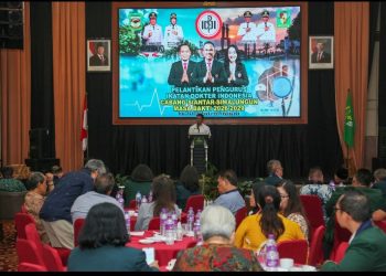 Wali Kota Pematangsiantar Wesly Silalahi, SH, MKn, Diwakili Sekda Junaedi Antonius Sitanggang, SSTP, MSi, Hadiri Acara Pelantikan Pengurus Ikatan Dokter Indonesia Cabang Pematangsiantar-Simalungun Masa Bakti 2026 - 2029.