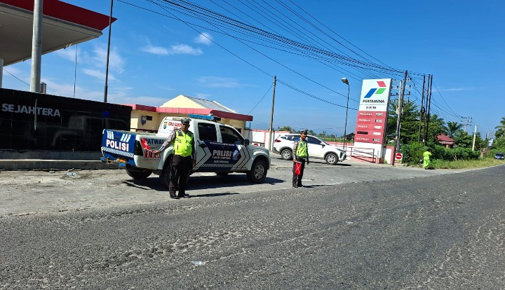 Satlantas Polres Simalungun Gelar Patroli Rawan Laka : Balap Liar Dan Begal Jalan Lintas Siantar - Perdagangan Jadi Sasaran Utama.