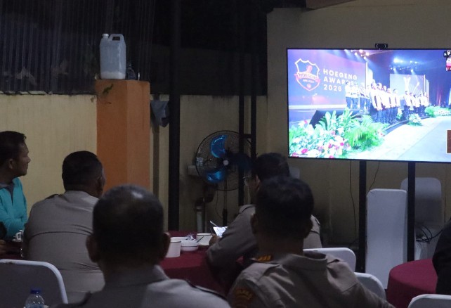 Kapolres Simalungun Gelar Nobar Malam Puncak Hoegeng Awards 2026, Wujud Apresiasi Polisi Berintegritas & Humanis.