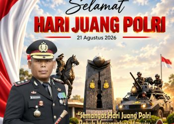 Kenang Semangat Proklamasi Polisi 1945, Kapolres Simalungun Ajak Personel Perkuat Pengabdian di Hari Juang Polri.
