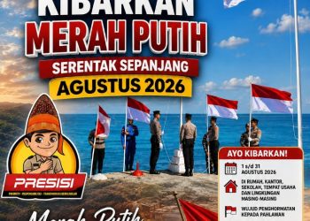 Polres Simalungun Ajak Masyarakat Kibarkan Merah Putih Serentak Sepanjang Agustus 2026.