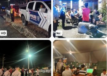 Hingga Dini Hari, Kabag Log Polres Simalungun Pimpin Standby Gabungan 39 Personel Amankan Malam Minggu.