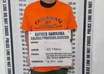 Residivis Asal Aceh Dibekuk di Siantar, Polisi Sita 9,05 Gram Sabu.