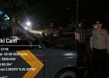 Kanit Reskrim Ipda Bilson Hutauruk Pimpin Patroli Blue Light Polsek Bosar Maligas: Balap Liar & Kejahatan Jalanan Tidak Diberi Ruang Bergerak.