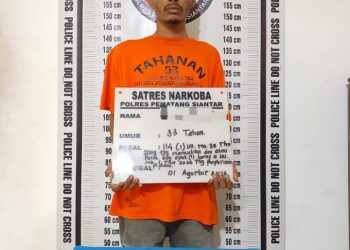 Terbongkar Lewat Undercover, Residivis Narkoba Kembali Diciduk Polres Pematangsiantar Dengan Dua Paket Sabu.