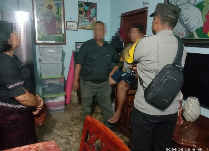 Polsek Siantar Marihat Respon Dengan Menyelesaikan Masalah Abang Adik.