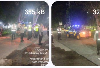 Polres Pematangsiantar Laksanakan KRYD Hingga Subuh.