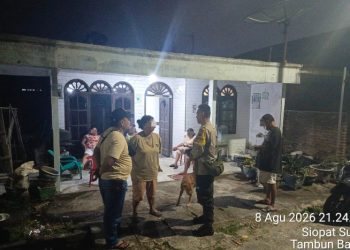 Tindaklanjuti CC 110, Polsek Siantar Timur Cek Laporan Warga Jalan Pematang Raya.
