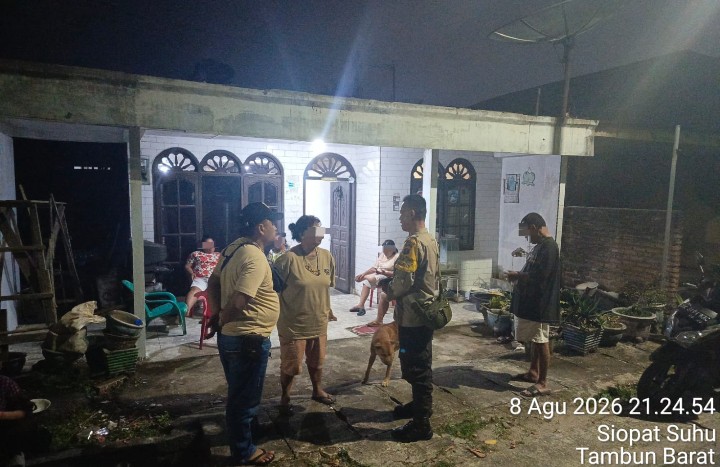 Tindaklanjuti CC 110, Polsek Siantar Timur Cek Laporan Warga Jalan Pematang Raya.