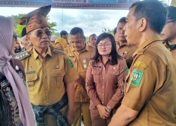Berkunjung ke Nagori Purba Sinombah, Bupati Simalungun Ajak Warga Bersatu Bangun Daerah.