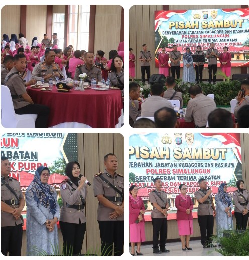 Kapolres Simalungun Pimpin Pisah Sambut Empat Jabatan Strategis : Rotasi Adalah Penyegaran, Dedikasi Harus Tetap Membara.