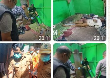 Polsek Siantar Barat Cek TKP Laporan Temuan Mayat di Jalan Rajawali, Diduga Sakit Sejak Lama.